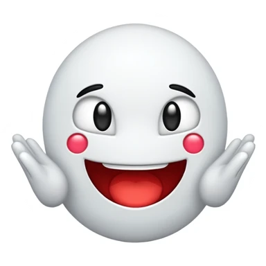 Manos de Emoji de fantasmita  haciendo señas  sticker