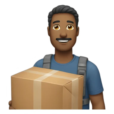 man-with-a-parcel sticker
