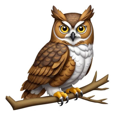 Full Body Great Horned Owl sticker