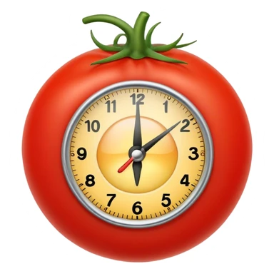 pomodoro tomato timer sticker