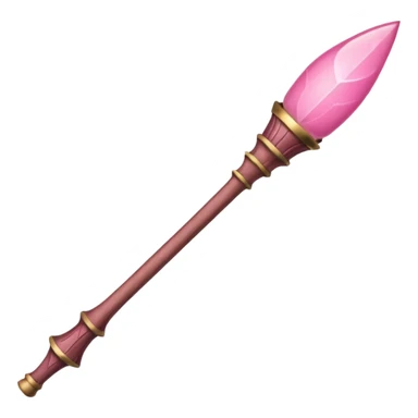 Pink Harry Potter wand sticker