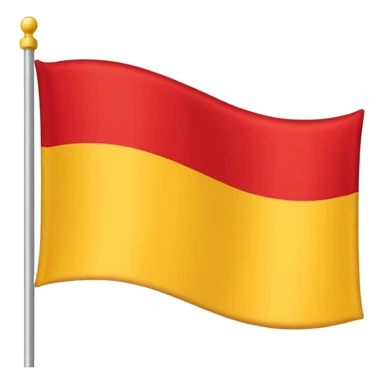 a flat flag that is split down the middle of half the polish flag and half the macedonian flag sticker