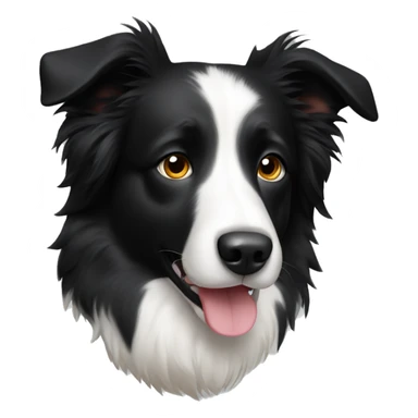 Border collie dog sticker