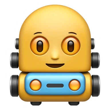 A bot emoji that will be of this color #1e62e2 sticker