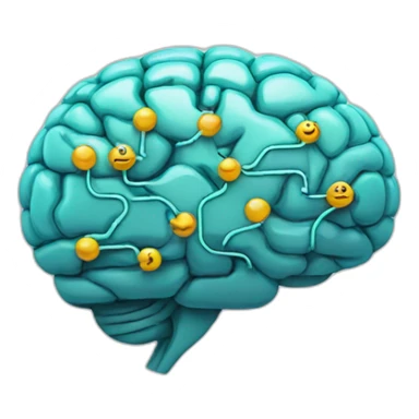 brain circuit sticker