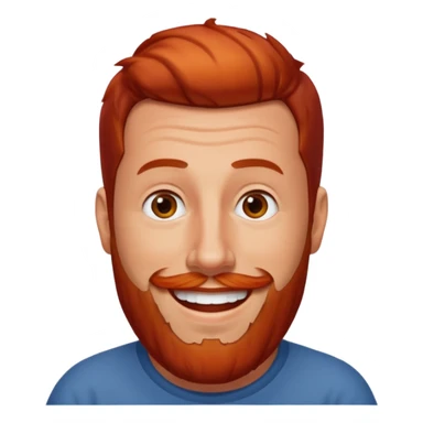 Adam Sandler red beard sticker