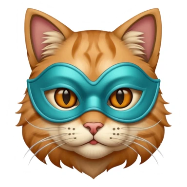 Cat wearing a mask  sticker