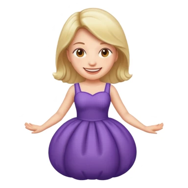 Woman Being Inflated   sticker