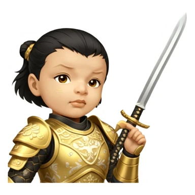 Golden Samurai sticker
