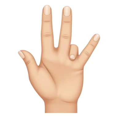 hand holding another hand’s index finger  sticker