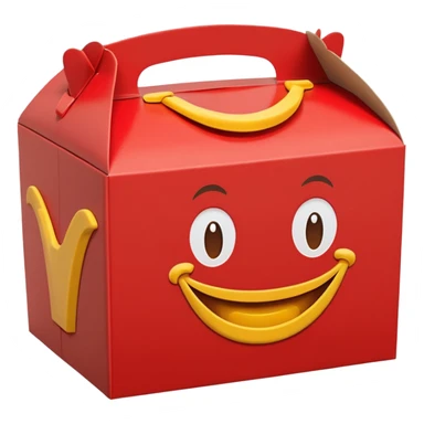 happy meal box sticker