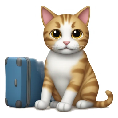 cat travel sticker