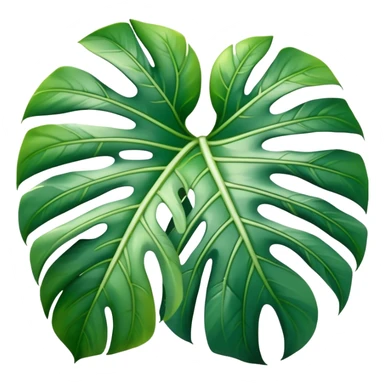 Monstera albo leaf sticker