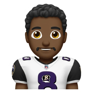 Baltimore Raven #8 sticker