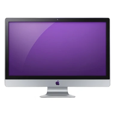 3 dark purple wide screen monitors sticker