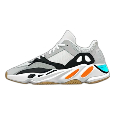 Adidas Yeezy waverunner sneakers sticker
