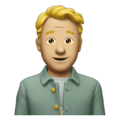 peepo tintin sticker
