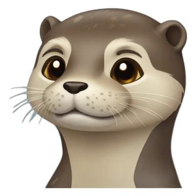 Loutre sut sticker