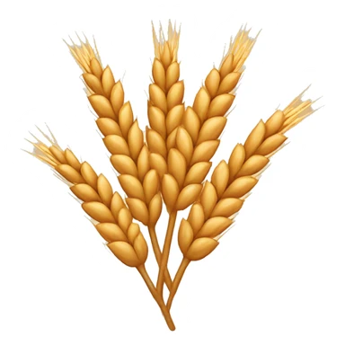 Brown Virgo symbol with wheat  sticker