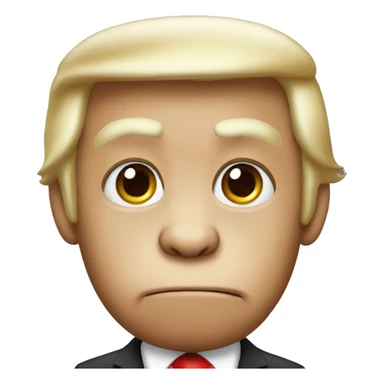 monkey as Donald trump sticker