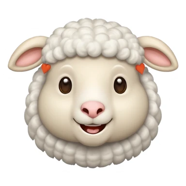 connect these 2 emojis 🐑😍 sticker