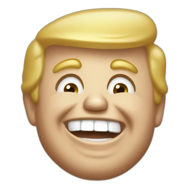 trump laughing sticker