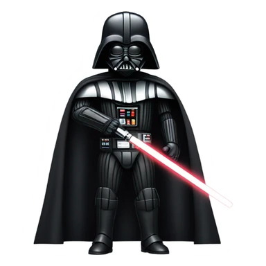 Darth Vader birthday party sticker
