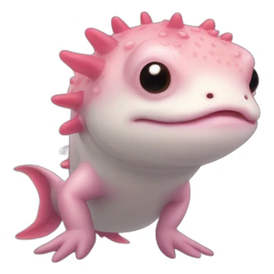 cute axolotl sticker