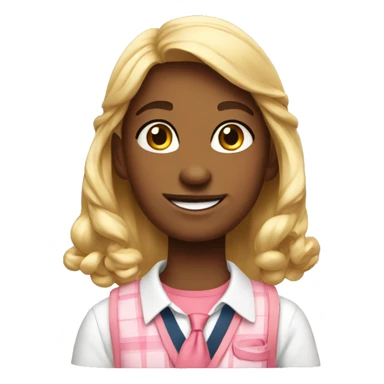 Cute preppy plink  sticker