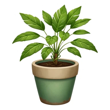 Potted Sidewalk Plant sticker