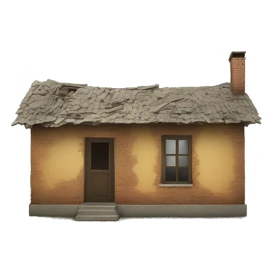 Casa destruida sticker