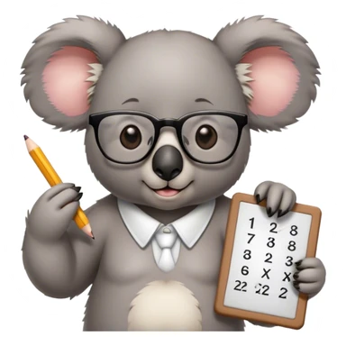 Koala maths meme sticker