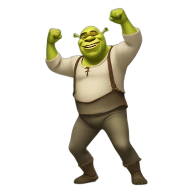 Shrek qui danse sticker
