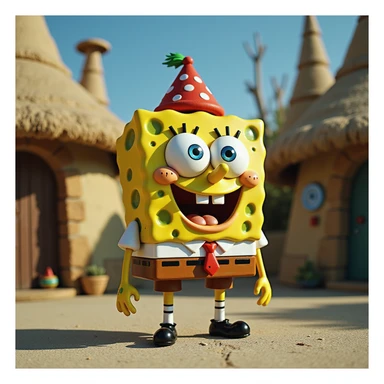 spongebob in mahuka ( walibi rhones alpes ) sticker