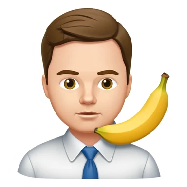 JD Vance slipping on a banana peel sticker