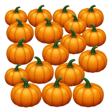 Autumn pumpkins sticker