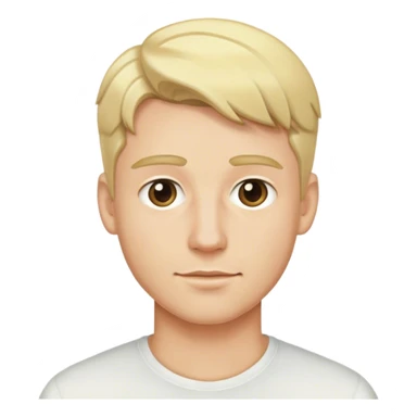 A gay man blonde  sticker