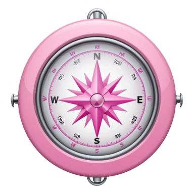 mix light pink dark pink and white girly internet compas sticker