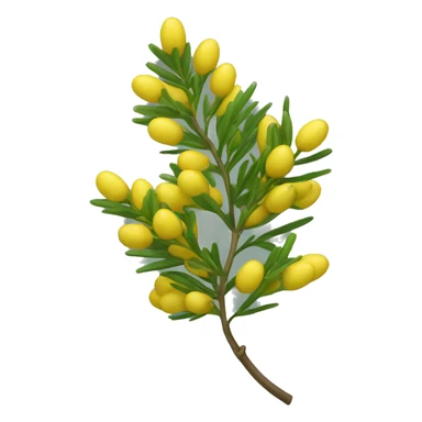 sprig of acacia sticker
