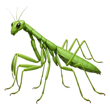 A mantis sticker