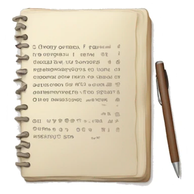 A diary/journal powered by Artificial Intelligence sticker