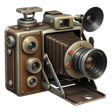 very old camera different angle sticker