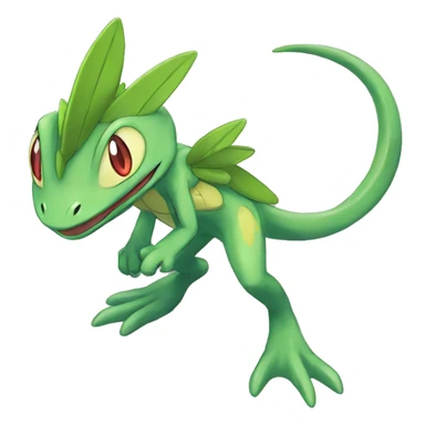  Treecko-Sceptile-Celebi full body sticker