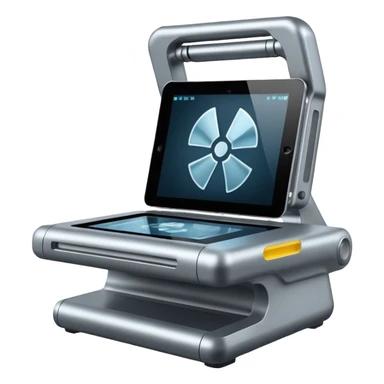 X-ray scanner sticker