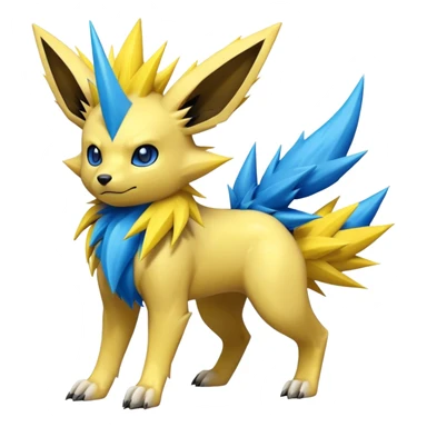 Jolteon-Luxio-Manectric-Fakémon-hybrid-creature (full body)  sticker