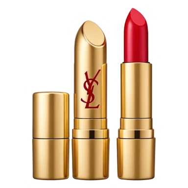 Ysl lipstick shell design emoji sticker