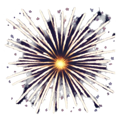 Fireworks sticker