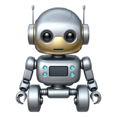 lunar data collection mini robot sticker
