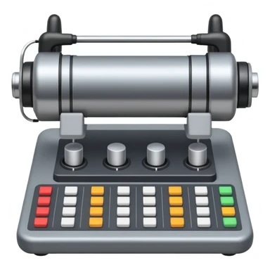 mixer with faders  sticker