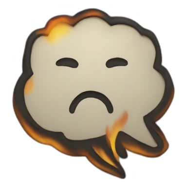 Memo in fire sticker